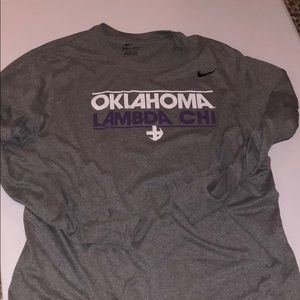 Nike Oklahoma Lamda Chi Dri-Fit Long Sleeve Tee